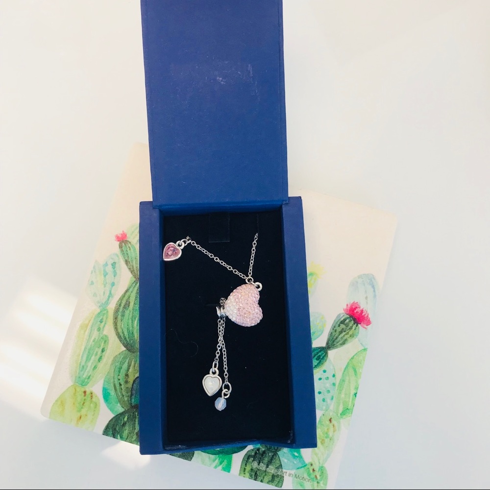 SWAROVSKI HEART NECKLACE IN ORIGINAL BOX